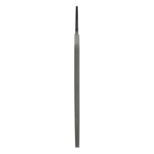 HARFINGTON 6" Square Fine Cut File Double Cut Teeth Fine Metal File High Carbon Steel T12 without Handle for Metal Wood Finishing Roughing Shaping, Grey - size: 6", style: Fine Cut