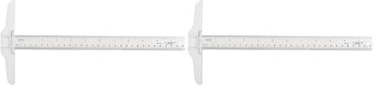 Westcott ‎JR-12 Small Plastic T-Square for Drawing, DIY, Crafts, 12In/30cm (Pack of 2) - size: 12 inches (Pack of 2)