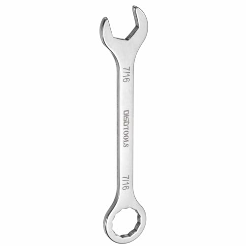HARFINGTON 7/16" Thin Combination Wrench Stainless Steel Spanner - size: 7/16"