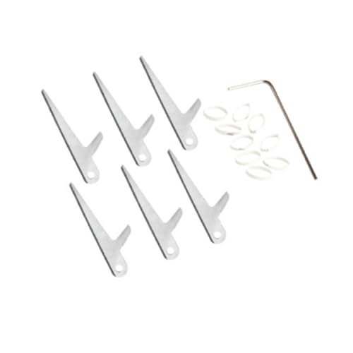 Swhacker #246 Replacement Blades, 150 Grain, 3" Cut, Stainless Steel Broadhead Replacement Blades, 6 Pack