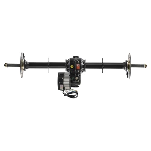 48V 1000W Rear Differential Axle Kit with Brushless Motor for Go Kart, Golf Cart, Electric Trike, ATV, Quad, Buggy, and DIY Projects (40in.Axle) - size: 40in.Axle