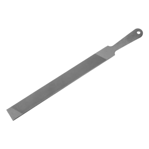 HARFINGTON Farmers Own Files 12 Inch High Carbon Steel Single Cut Flat Hand Rasp File for Deburring and Removing Material - size: 12 Inch