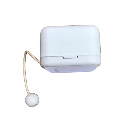 BinkeGG Play [ Silent Night ] White Plastic Pull String Cord Music Box with Sankyo Musical Movement - color: Tune: Silent Night