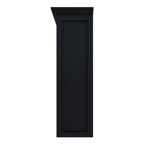 OSCHF 12-Cube Open Bookcase with Base, 3-Tier Wooden Bookshelf, Black - color: Black, size: 12-Cube