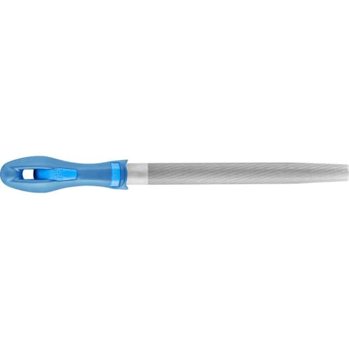 PFERD 8" Half Round File - DIY Packaged Bastard Cut, with Handle - Part 11023P