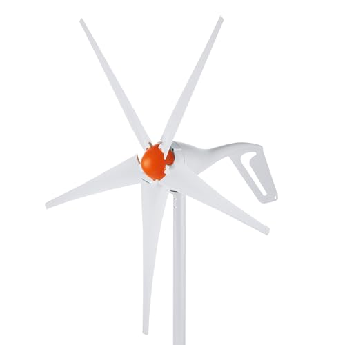 VEVOR 500W Wind Turbine Generator, 12V Wind Turbine Kit, 5-Blade Wind Power Generator with MPPT Controller, Adjustable Windward Direction & 2.5m/s Start Wind Speed, Suitable for Home, Farm, RVs, Boats - style: 12V 500W 5-Blade