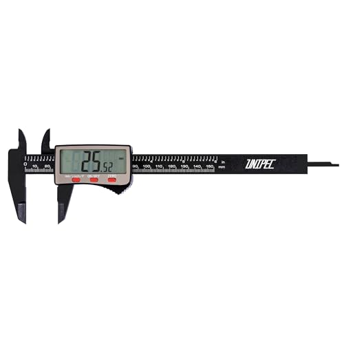 6" Digital Caliper,Metric/Imperial/Fraction - color: Black-3 modes