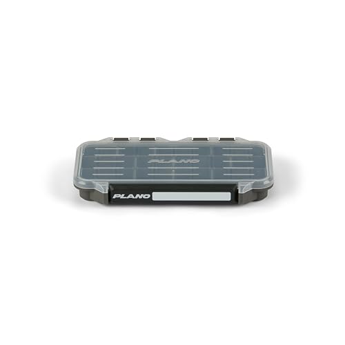 Plano StowAway 3500 Stow Tackle Box, with Corrosion-Preventive Rustricor, Single Latch Design, Transparent DuraView Lid, Stackable Storage for Fishing Bait, Lures and Gear - size: 3500, style: New Model