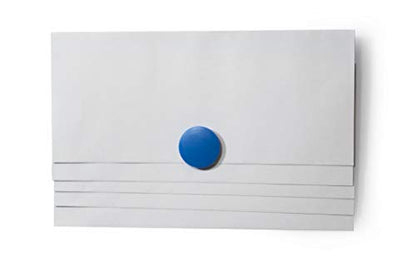 High Powered Magnets for Glass Dry-Erase Boards, Set of 5 Blue - color: Blue