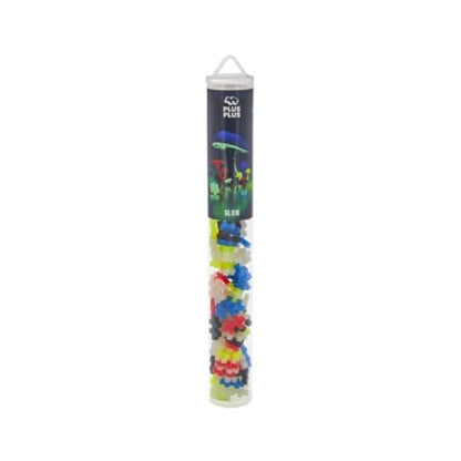 PLUS PLUS Glow in the Dark Mix Tube - Mini Interlocking Building Blocks Set - color: Glow in the Dark