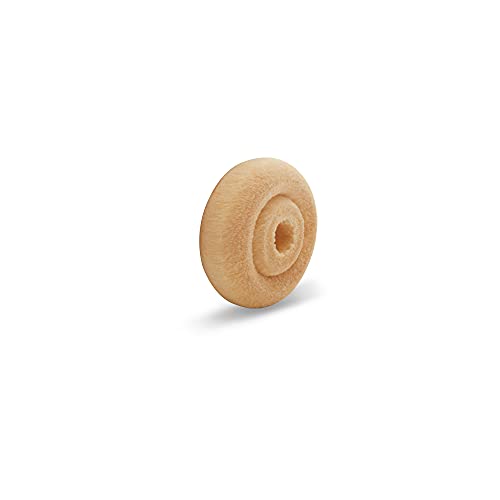 Classic Mini Wooden Wheels, Great for Crafts Too, 1/2 Inch Diameter, 3/16 Inch Thick, 1/8 Inch Hole, Pack of 250, by Woodpeckers - color: Pack of 250, size: 1/2 inch, 3/16 inch thick