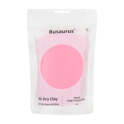 100g Pink Air Dry Foam Clay for Kids & Adults - color: Pink