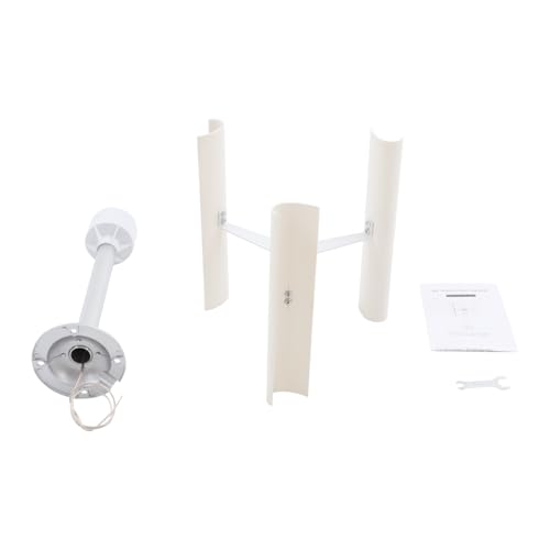 Vertical Wind Turbine Model Generator, 12V 3-Phase Permanent Magnet Generator, 3 Blade Windmill Power Charger Kit, Rotating Speed 150-1000rpm, for Home, Farm, RVs, Boats, Teach Mode