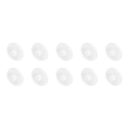 MECCANIXITY 10 Pcs Plastic Gears 30 Teeth Plastic Motor Gear Model 302A Reduction Gear for RC Car Model DIY Robot (White, Module 0.5) - style: 30 Teeth