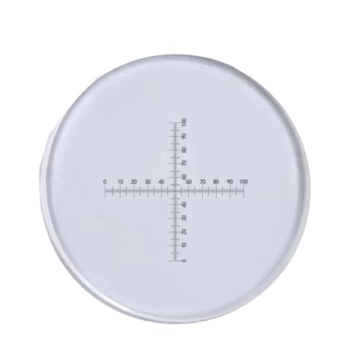 C7 0.1MM Universal Micrometer Microscope Delimit Cross Line Reticle Microscope Stage Calibration Slide