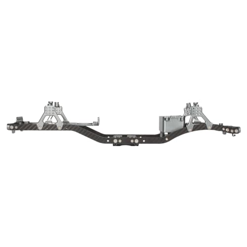 1/10 RC Crawler Metal Chassis Kit for Axial SCX10 II Rock Off Road Truck - color: Gray