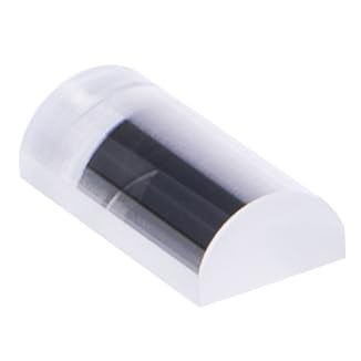 20x10mm(Sizes),Plano-Convex Cylindrical Lenses,Uncoated,N-BK7,Focal Lengths Available 10mm,Wavelength Range: 350 nm - 2.0 µm(Uncoated),Optical Lens,Heng Yang Guang Xue - size: GLH15-20x10-010 f10(Uncoated)
