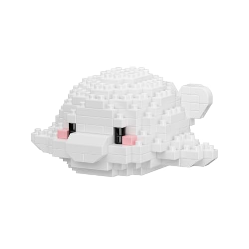 Beluga Whales Cute Sea Animals Creature Building Toy Marine Life - style: Beluga Whales