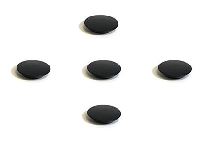 High Powered Magnets for Glass Dry-Erase Boards, Set of 5 Black - color: Black