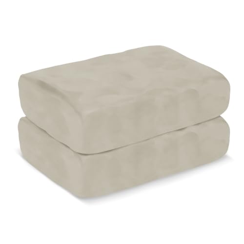ZEHIQ Air Dry Clay-2.2 lbs Natural White Pottery Clay for Craft Projects - color: white