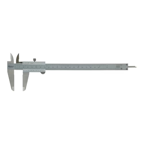 Mitutoyo 530-119 Vernier Caliper, Stainless Steel, Inch/Metric, 0-12" Range, +/-0.0015" Accuracy, 0.001" Resolution
