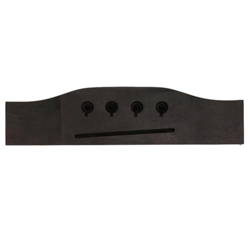 Rosewood Bridge Saddle for 4-String Acoustic Bass - 54mm String Spacing with Bass Bridge Saddle and 4 Bridge Pins Wooden guitar accessories