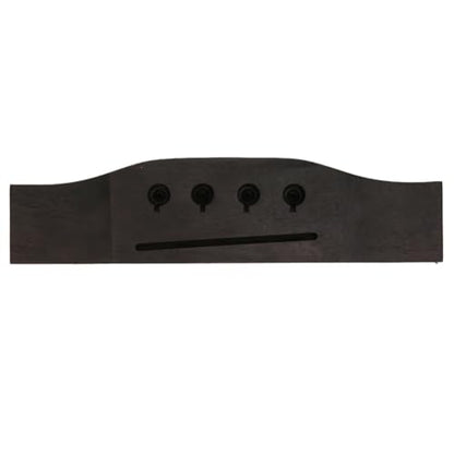 Rosewood Bridge Saddle for 4-String Acoustic Bass - 54mm String Spacing with Bass Bridge Saddle and 4 Bridge Pins Wooden guitar accessories