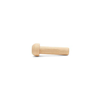 Wood Axle Pegs 1-1/16-inch, Pack of 50 Mini Wooden Pegs for Train Craft, Fits 1/4-inch Hole Wooden Wheels for Crafts, by Woodpeckers - size: 1-1/16 inch