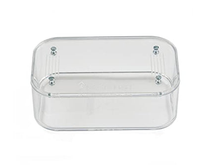 AntHouse - Natural Sand Ant Hill- Basic Kit | Sandwich (4.72 x 3.94 x 0.39 in) + Forage Box (7.09x 3.94 x 1.97 in) | Ant Farm - color: Clear