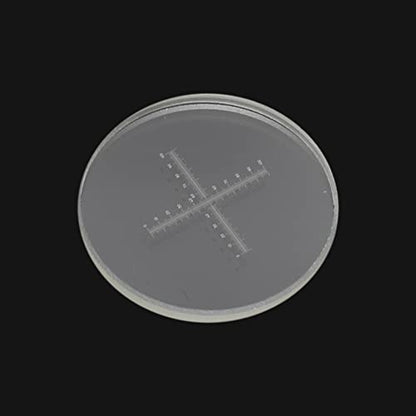 C7 0.1MM Universal Micrometer Microscope Delimit Cross Line Reticle Microscope Stage Calibration Slide