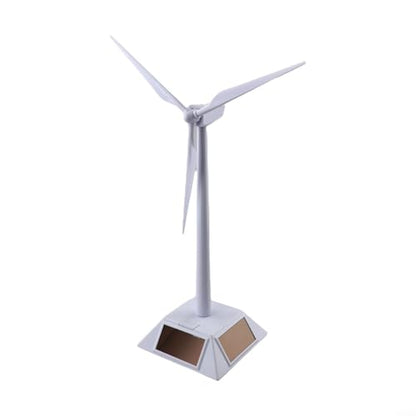 Wind Turbine, Solar Powered Windmills, Renewable Energy Demonstration Desktop Craft For Teaching Science And Office Or Home Decor