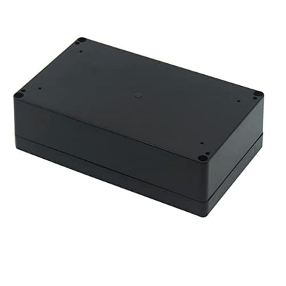 Junction Box, Zulkit Project Box IP65 Waterproof Outdoor Box ABS Plastic Electrical Boxes Electronic Enclosure Black 7.9 x 4.7 x 2.2 inch(200 x 120 x 56 mm)(Pack of 2) - size: 7.9" x 4.7" x 2.2"(Pack of 2)