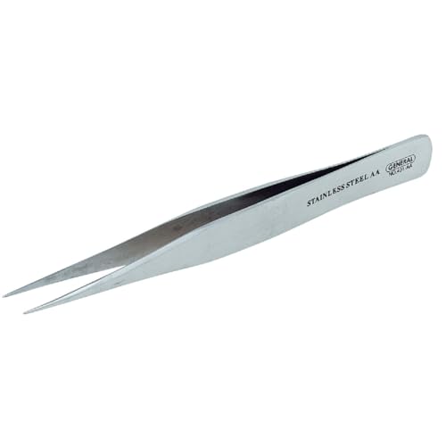 General Tools 401AA Boley Pattern Precision Tweezers, 5" - size: 5", style: Boley Pattern