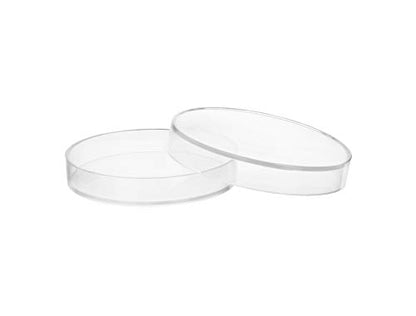 EISCO Plastic Petri Dish with Lid - 2" Diameter, 0.5" Depth - Molded in Polypropylene - Reusable - Translucent