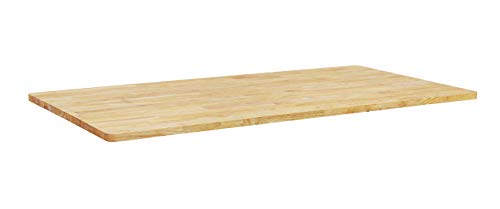 1" Thick Solid Wood Butcher Block Top - 24"D x 48"L - By BenchPro - size: 24"D x 48"L