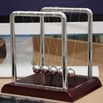 Juvale Newtons Cradle Pendulum - 7 x 6 x 7 in, Silver Stainless Steel - Desk Decor & Office Decor for Men - Stress Relief Desk Toy - Science Teacher Gift & Physics Toy (Pack of 2) - size: 7 x 7.1 x 5.9 inch (Pack of 2)