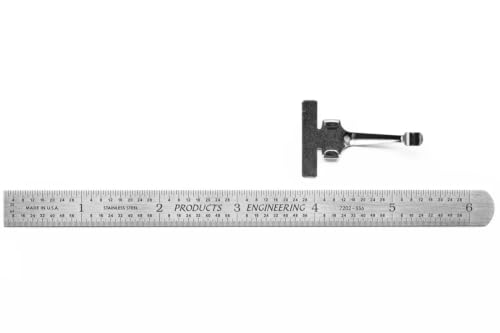 PEC Tools 6" Metal Pocket Ruler, 32nds/64ths & Decimal Equivalent, 10pcs - color: Decimal Equivalent Chart, size: 10