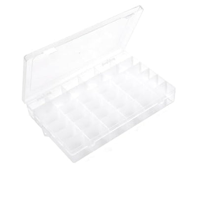 Clear Visible Plastic Storage Box with Removable Dividers, 36 Grids, Suitable for Jewelry, Screws Hardware Accessories Organizer, Crafts, Fishing Tackle - size: 36Grids 1pcs