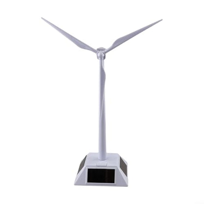 Wind Turbine, Solar Powered Windmills, Renewable Energy Demonstration Desktop Craft For Teaching Science And Office Or Home Decor