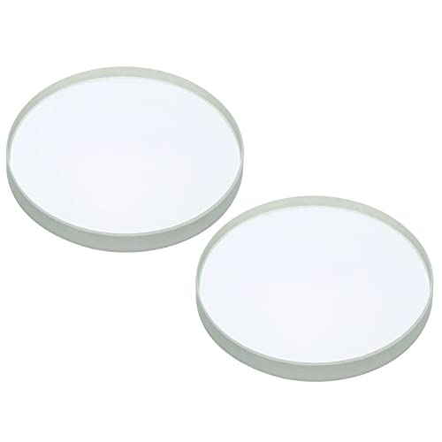 PATIKIL 6" (150mm) Focal Length Double Concave Lens, 2 Pack 50mm Diameter 6mm Height Glass Optically Polished Round Edges Lens for Physics Experiment, Clear - size: 15cm