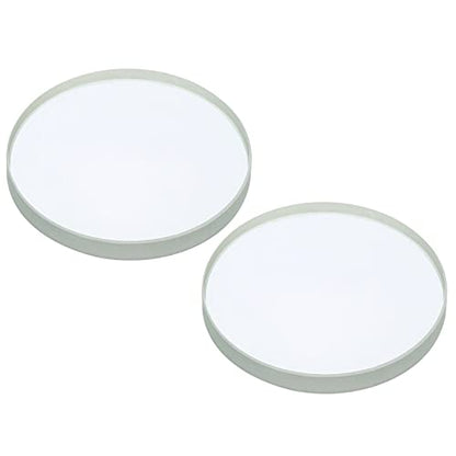 PATIKIL 6" (150mm) Focal Length Double Concave Lens, 2 Pack 50mm Diameter 6mm Height Glass Optically Polished Round Edges Lens for Physics Experiment, Clear - size: 15cm