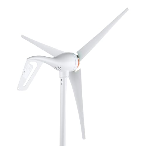 VEVOR 12V-500W Wind Turbine Generator Kit with Anemometer, 3-Blade Wind Power Generator, MPPT Controller & Adjustable Windward Direction, Suitable for Home, RVs, Boats, Farm - style: 12V 500W 3-Blade with Anemometer
