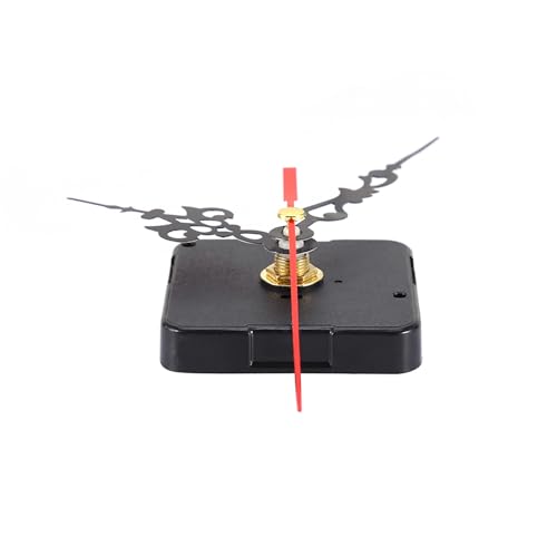 55 mm Long Shaft Quartz Clock Movement Clock Parts Repair Kit M5168 (Black)