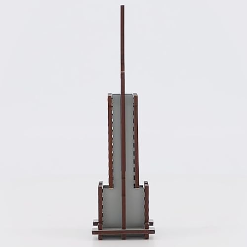 Little & Wood: Woodlet: Medium - Empire State Building - Grey, 3D Wooden Kit-Set, New York Landmark Puzzle, Pop Build Fun, Easy Assembly, Ages 6+ - style: Empire State Building