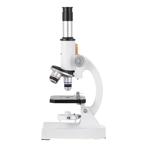 VEVOR Microscope for Kids Adults, 40X-2000X Professional Compound Microscope Mobile Phone Adapter with LED Light, for Laboratory, School, Home, Education - style: A