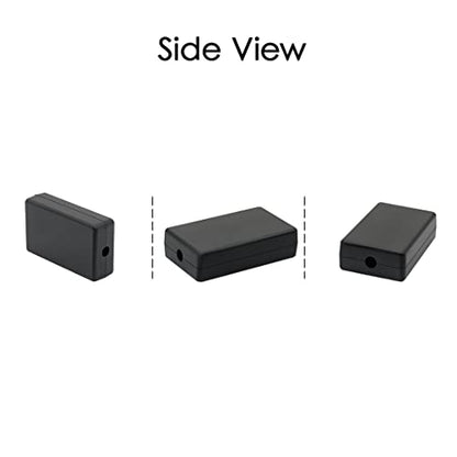 LeMotech 5Pcs ABS Plastic Electrical Project Case Power Junction Box, Project Box Black 2.36 x 1.42 x 0.67 inch (60 x 36 x 17 mm) - size: 2.4" x 1.4" x 0.7"(5pc)