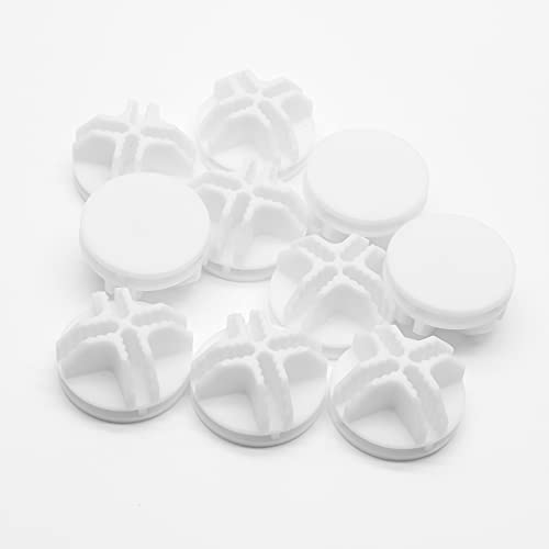 30 Pcs Wire Cube Connectors for Modular Storage Shelving (White)