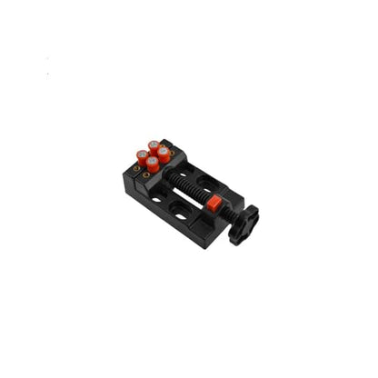 Universal Mini Drill Press Vise Clamp Table Bench Vice for Jewelry Walnut Nuclear Watch Repairing Clip On DIY Sculpture Craft Carving (Clamping Range: 0-2inch ABS) - size: Clamping Range: 0-2inch (ABS)