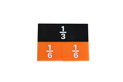 LEARNING ADVANTAGE Fraction/Decimal Tiles, Set of 51