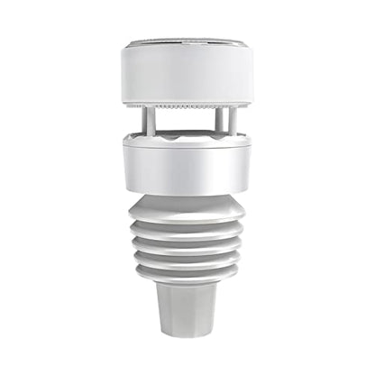 Ecowitt WS90 7-in-1 Weather Sensor, Outdoor Temperature/Humidity/Rain Gauge/Wind Speed and Direction/UV Index/Solar Radiation - Just Sensor, Could NOT Be Used Alone - 915 MHz - style: WS90BN